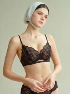 SUJILIANGPIN | Lace Gathered Enlargement Breathable Wireless Bra
