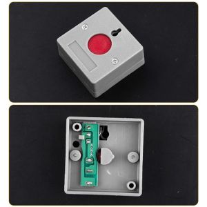 Panic Button Alarm Hold Tombol Darurat With Key - Hold Up Button with Reset Key - Alarm Emergency Panic Button Standalone