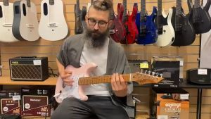 🎸กีตาร์ไฟฟ้า ST-10 II/R คอดำ Rosewood ระดับมืออาชีพ | ไม้ Rosewood แบบนาตูรอล+แอมป์ในตัว | อุปกรณ์บันทึกเสียงคุณภาพสูง | ของขวัญนักดนตรี&นักเรียนศิลปะ🎸