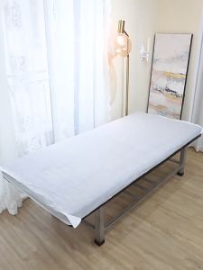 100Pcs Disposable Bed Sheet 31x70inch Thin Cozy Breathable Bed Cover for Beauty Salon SPA Tattoo Massage Table