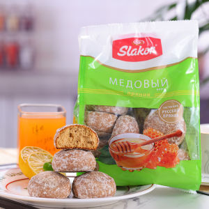 Original Slakon Banana Flavored Bare Cookies Old Fashioned Snacks Bread Food Specialties Russian Fermented Biscuits 450g Bag