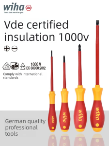 Wiha | Insulated Screwdriver Electrician Specific Cross And Flat Head