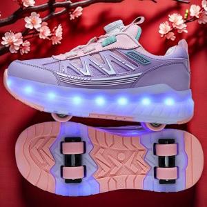 Shape Changing Flashing Roller Skates