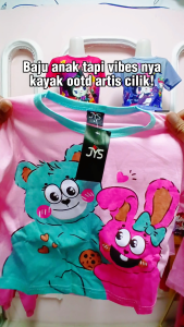 JYS STORE Paket Hemat Setelan Anak Perempuan Model Lengan Balon PP isi 7 Stel | Usia 1-7 Tahun