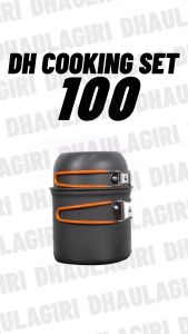 Cookingset Nesting Panci Ultralight Hiking Camping Dhaulagiri Dh 100 1-2 orang