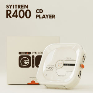 Syitren R400 Retro CD Player Portable Bluetooth Wireless Walkman High Sound Art Style Support Wired Connection Bluetooth 5.3 Rechargeable
