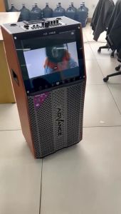 SPEAKER PORTABLE ADVANCE KL15B: Speaker 15 inch Ada TV 17 inch + 2 Mic