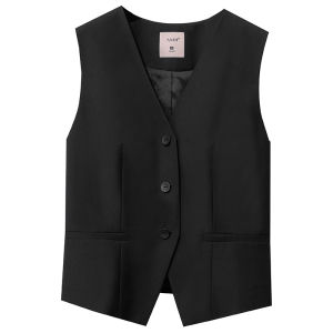 Versatile Elegant Slimming V-neck Waist-Defining Womens Vest