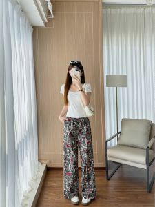 High Waist Loose Straight Leg Casual Pants for Women New Autumn 2025 Personalized plus Size Comfortable Cotton Trousers
