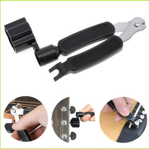 3 in 1 Guitar String Winder String Peg Winder + String Cutter + Pin Puller Guitar Maintenance & Repair Tool