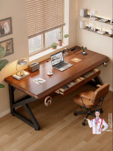 MUYISHENG | Dual-use Learning Office Gaming Table with Drawer