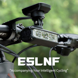 ESLNF Bike Light Front Lamp - Aluminum Alloy Waterproof for Mountain and Road Bikes. High-Intensity and Wide Floodlight