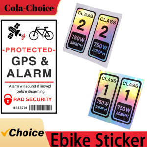 Holographic Stickers: Electric Bicycle Stickers Bafang Motor Labels for BAFANG 750W BBS0102/BBSHD E-bike Accessories