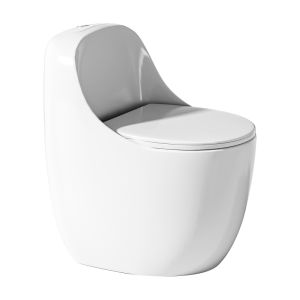 soos | Space Saving Round Egg-shaped Compact Toilet 55cm