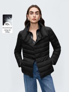 LANCY FROM 25 | White Goose Down Womens Padded Down Jacket