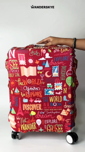 Wanderskye Luggage Cover I Quote Guru