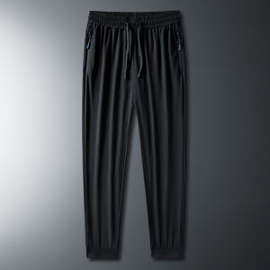 Ice Silk Quick Dry Breathable Mens Casual Pants Summer Trendy Brand Carsley Straight Leg Loose Fit Fashionable Youth Style