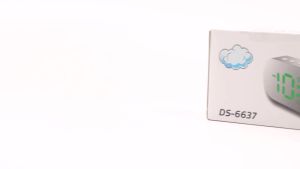 Digital Alarm Clock 3/5 Levels Dimmable Night Light Digital Clock with Temperature Display Snooze Mode Desktop Clock USB Bedroom