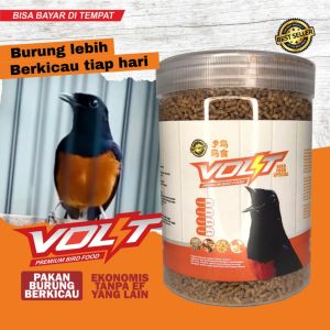 Volts pakan pengacor murai batu kacer poci cendet anis merah cocak  - 500g