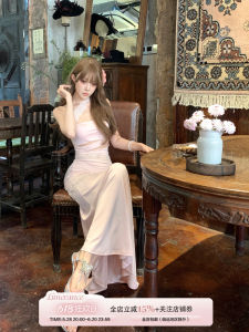 Sweet Pear Daidai Evening Gown Long Dress 2025 New Style Popular Trendy Party Dress Womens Skirt Elegant Classy Fashionable