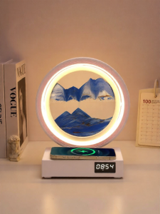 CHANGYOUSHIGUANG | Soothing Bedside Lamp with Wireless Charging and Bluetooth Speaker