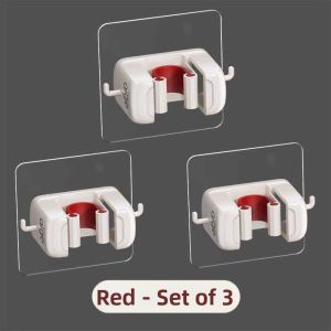 Wall-mounted No-drill Cleaning Tool Organizer