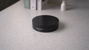 Alas Putar Fotografi Rotating Display Stand Base 13.5cm black white TaffSTUDIO