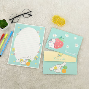 Colorful Cartoon Big Ear Dog Love Letter Stationery Set CuteEnvelope Love Message Paper Notes Brand Wenwen Model WW210416