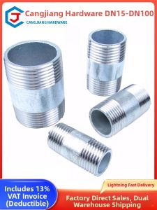 JISHUO | Galvanized Malleable Steel Pipe Nipple