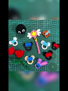 Little Buddy DIY Twisty Stick Flower Bouquet with 100 Hair Roots Perfect for Holiday Decorations Crafting Material Kit