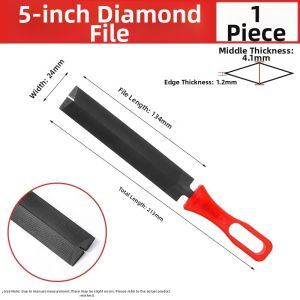 LUTUMEI | Triangular File Tri-Edge Saw Teeth Sharpening Tool for Woodworking