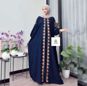 Kaftan MAIMUNAH Premium Rayon Super Junbo Busui Nyaman