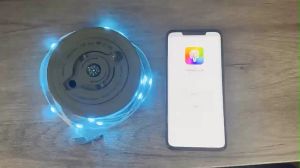 ไฟประดับตกแต่ง ไฟแคมปิ้ง แบตเตอรี่ขนาดใหญ่ 1800mAh โคมไฟแคมป์ปิ้ง LED 10M เหมาะสำหรับใช้งานตกแต่ง IPX4กันน้ำ สาย IP67 ติดตั้งง่าย RGB+bluetooth ไฟ LED Type-C ไฟแคมป์ปิ้ง