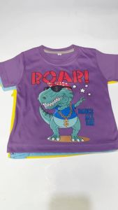 Baju Kaos Anak Laki-laki Paket Distro Hemat Karakter Dinosaurus Keren Umur 1-10 Tahun - Hypelane