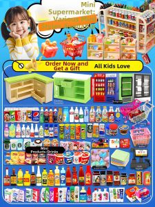 Mini Supermarket Role Play Toy