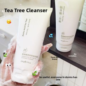 Amino Acid Facial Cleanser for Teenage Girls Oil Control Pore Shrinking Deep Cleaning Moisturizing Beauty Skincare Product
