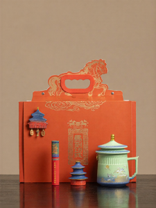 XIYUANJI | Lidded Ceramic Tea Cup for Office