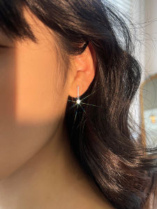 Hoa Tai Bạc Nguyên Chất 925 Cho Nữ Thiết Kế Thanh Lịch Đồ Trang Sức Thời Trang Phong Cách Hàn Quốc Trang Sức Tai Mới Về