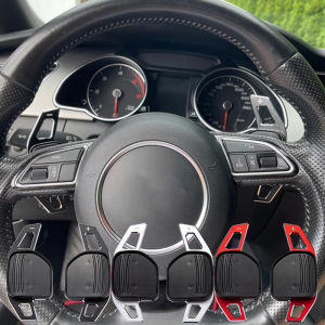 For Audi A1 8X/A6 C7/Q3 8U/A7 2011-2018 A3 8V/A4 B8.5/A5/Q5 2012-2015 Car Steering Wheel Shift Paddles DSG Extension Stickers
