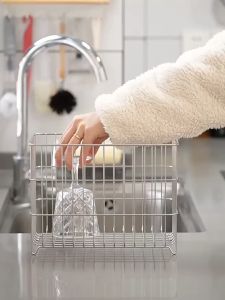 304 Stainless Steel Vegetable Fruit Wash Basin Drain Basket Kitchen Dishes Dish Wash Basin Drain