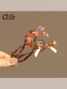 กิ๊บติดผมรูปฉลามสไตล์เกาหลีสุดเก๋สำหรับผู้หญิง กิ๊บติดผมแบบพันผมเรียบหรู สไตล์เรียบง่าย รุ่นใหม่ ฤดูใบไม้ผลิและฤดูร้อน 2025