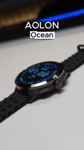 Aolon Ocean นาฬิกาอัจฉริยะ GPS หน้าจอ Amoled ความละเอียดสูง GNSS ระบุตำแหน่งแม่นยำ ตรวจวัดอัตราการเต้นของหัวใจและออกซิเจนในเลือด กันน้ำระดับ 5ATM ChatGPT เสียง AI Motion L5 ตรวจจับโหมดการออกกำลังกายอัจฉริยะ นาฬิกามือถือสำหรับกีฬากลางแจ้งระดับมืออาชีพ