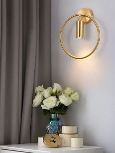 Nordic Bedroom Lights Room Decor Wall Light Lamps for Living Room Gold Wall Decor Lights for Wall Bedside Lamp