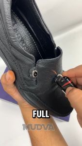 Sepatu Casual Pria Slip On Kulit Formal MD904