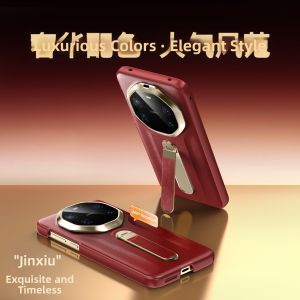 SUOYIN | Genuine Leather Premium Protective Case with Rotating Stand for Huawei Mates Series