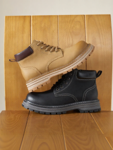 Josiny | Thick Sole Martin Boots Vintage Soft Yellow