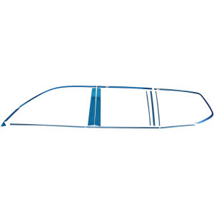 CAIFANG | Prado Car Window Decoration Strip Stainless Steel