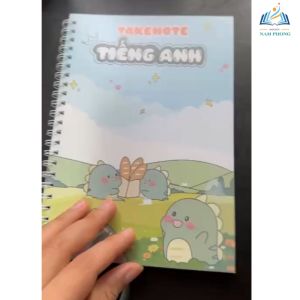 Sổ Tay Takenote Tiếng Anh Tóm Tắt Kiến Thức Tiếng Anh - Sổ giấy lò xo khổ A5 (Phiên bản mới)