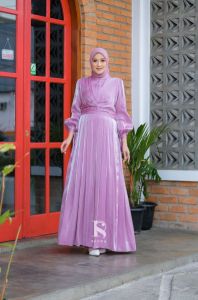 RAFIKA QIARA Baju Dress wanita muslim Qiara Dress By Rafika Store. Nazra Sha.
