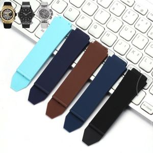 Big Bang Watch Band Suitable for Hublot Big Bang 19mm 25mm Mens Waterproof Strap Replacement Silicone Rubber Bracelet